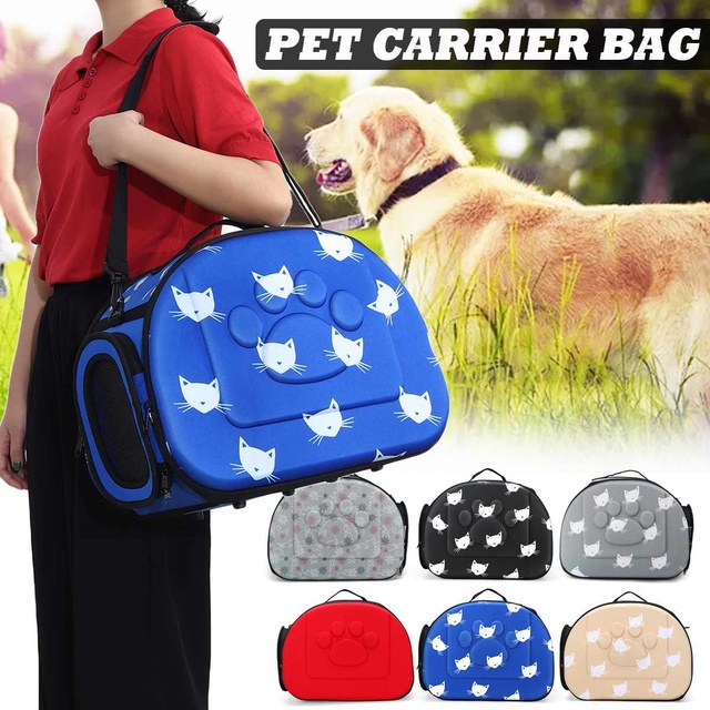Przenośna torba oddychająca dla zwierząt na nosidełka - składana, podróżna, dla małych psów - Wianko - 3