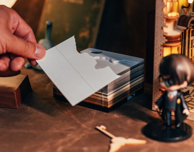 Notatnik 3D Ślub 155 arkusz Omoshiroi - Vintage kostka Memo Cube Journal z pawilonem w miniaturze - niespodzianka prezent - Wianko - 23
