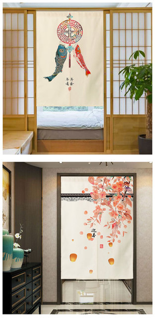 Japoński ekran Noren zasłona drzwiowa zacieniająca, do kuchni i restauracji Sushi - Wianko - 6