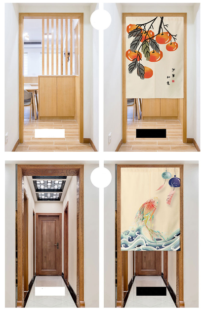 Japoński ekran Noren zasłona drzwiowa zacieniająca, do kuchni i restauracji Sushi - Wianko - 9