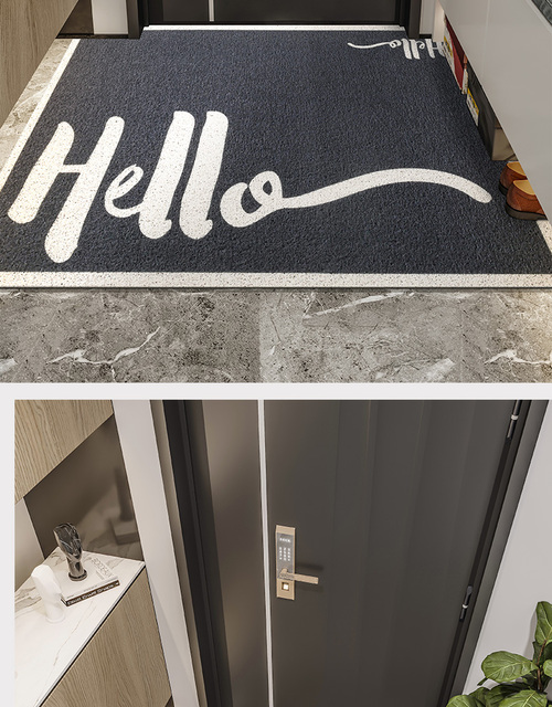 Wycieraczka wejściowa Hello Nordic do drzwi pcv, dywan na przedpokój i salon, kryty dywanik do kuchni i łazienki - Wianko - 7