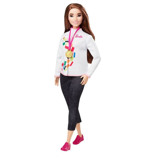 Lalka sportowa Barbie Tokio Olympic - lalka do jogi z ruchomymi akcesoriami dla dziewczynek - Wianko - 8