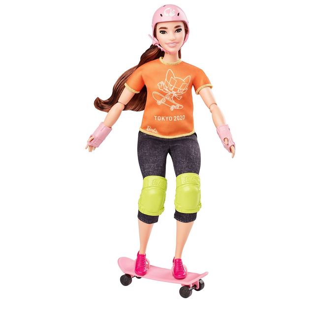 Lalka sportowa Barbie Tokio Olympic - lalka do jogi z ruchomymi akcesoriami dla dziewczynek - Wianko - 1