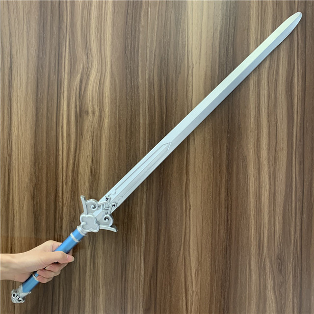 Duży miecz MO DAO ZU SHI, 80 cm, broń niebieska, cosplay 1:1, nóż szermierza, bezpieczny, PU, anime - Wianko - 1