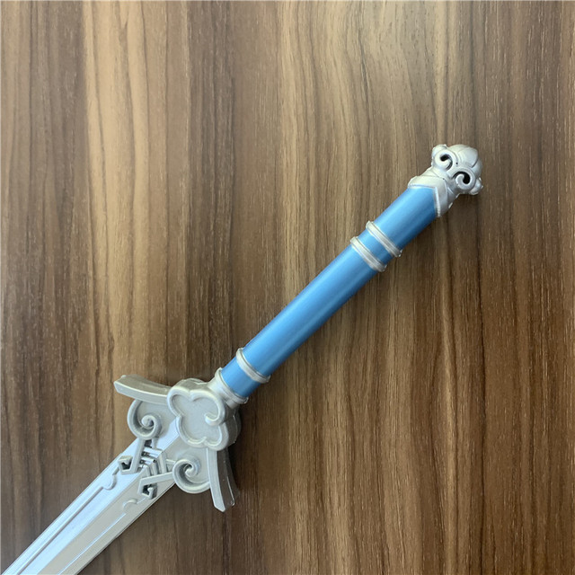 Duży miecz MO DAO ZU SHI, 80 cm, broń niebieska, cosplay 1:1, nóż szermierza, bezpieczny, PU, anime - Wianko - 6