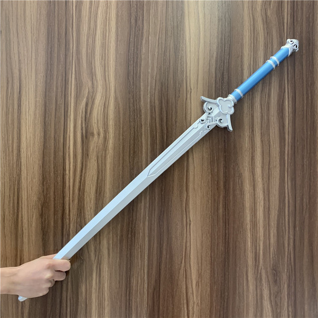 Duży miecz MO DAO ZU SHI, 80 cm, broń niebieska, cosplay 1:1, nóż szermierza, bezpieczny, PU, anime - Wianko - 2
