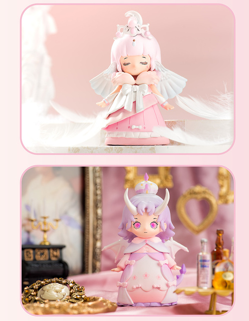 Pudełko z niespodzianką LIRORO USER-X różowy zamek - lalka zwierzę w torbie kawaii, figurki Anime, śliczny pulpit Model, prezenty urodzinowe dla dziewczynek - Wianko - 6