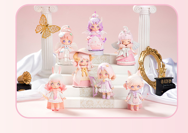 Pudełko z niespodzianką LIRORO USER-X różowy zamek - lalka zwierzę w torbie kawaii, figurki Anime, śliczny pulpit Model, prezenty urodzinowe dla dziewczynek - Wianko - 7