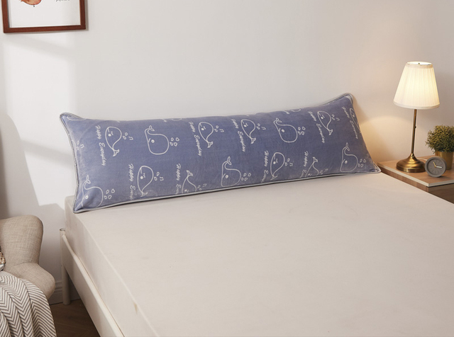 Poszewka na poduszkę z flaneli, długa, ciepła, o dużej rozmiar, Sleepcomfort Lover, 120/150/180cm - Wianko - 21