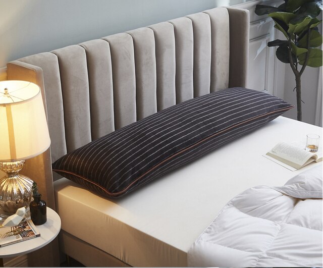 Poszewka na poduszkę z flaneli, długa, ciepła, o dużej rozmiar, Sleepcomfort Lover, 120/150/180cm - Wianko - 16