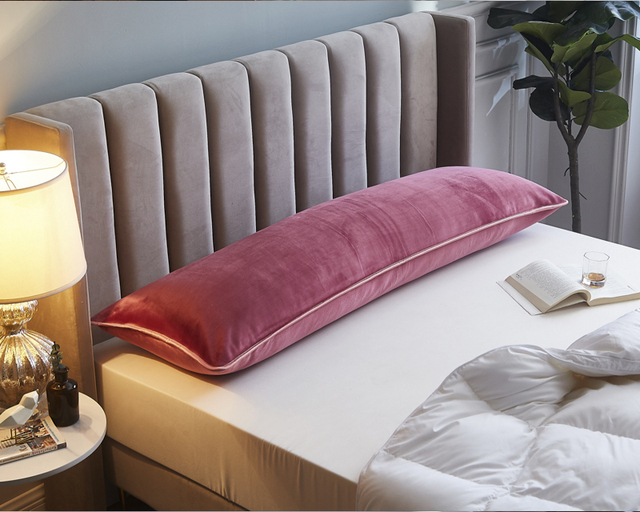 Poszewka na poduszkę z flaneli, długa, ciepła, o dużej rozmiar, Sleepcomfort Lover, 120/150/180cm - Wianko - 11