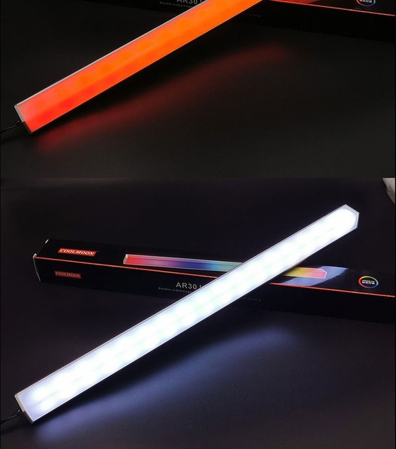 Taśma LED 4pin RGB ARGB 5V 3PIN do obudowy komputera - podłużna lampa magnetyczna z synchronizacją kolorów - Wianko - 16