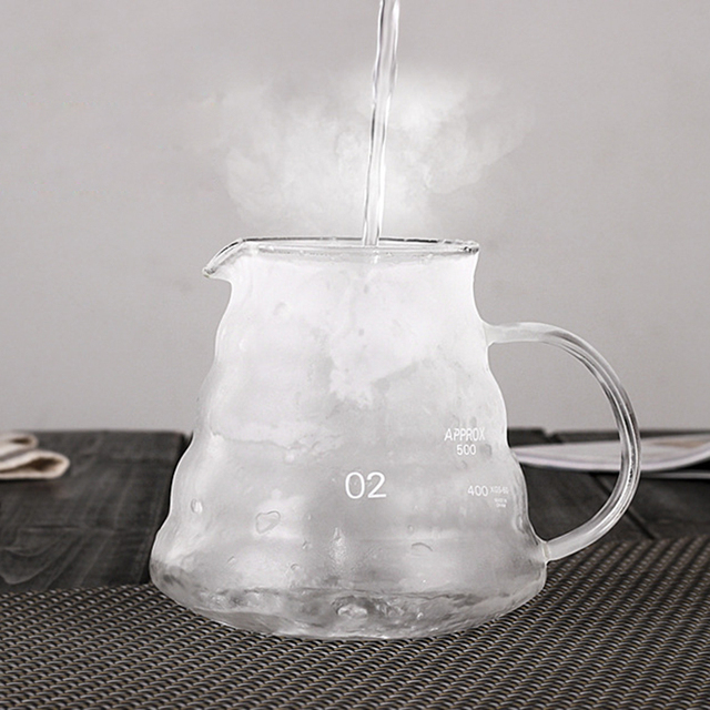 Wielokrotnego użytku filtr do kawy z wytrzymałym uchwytem ze stali nierdzewnej, kosz filtra Mesh, odporny na ciepło szklany dzbanek do kawy - Wianko - 6