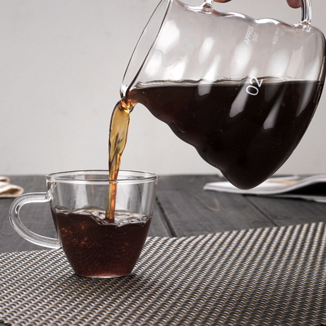 Wielokrotnego użytku filtr do kawy z wytrzymałym uchwytem ze stali nierdzewnej, kosz filtra Mesh, odporny na ciepło szklany dzbanek do kawy - Wianko - 7