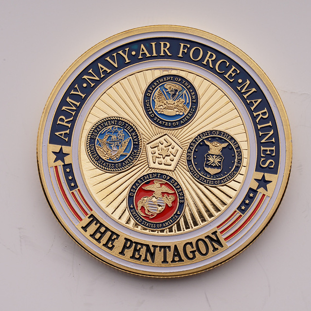 Medalion wojskowy Stanów Zjednoczonych - Insygnia 5. Korpusu Piechoty Morskiej - Moneta Wyzwanie - Kolekcje - Wianko - 1