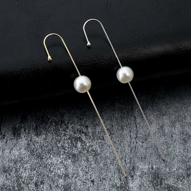Kolczyki do uszu Ear Wrap Crawler Hook - Kryształowe kolczyki na wtyk pojedyncze, trendy wokół auricle, dla kobiet (1 sztuka) - Wianko - 27