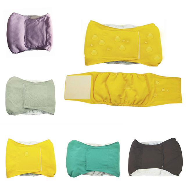 Sanitarne spodnie zmywalne dla psów - 5 kolorów, męskie, dostępne rozmiary XS-XL - Wianko - 4
