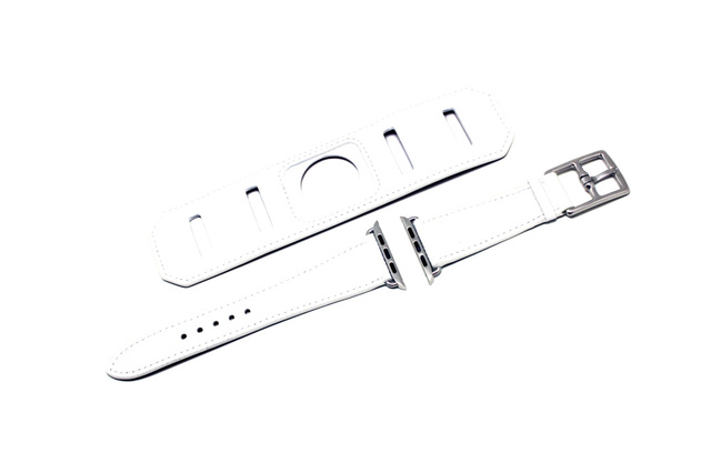 Luksusowa bransoletka z prawdziwej skóry do zegarka Apple Watch – pas 38/40/42/44/41/45 mm, seria 3/4/5/6/7/SE - Wianko - 10