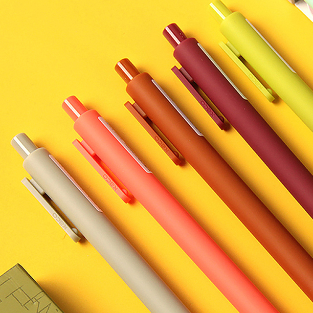 Długopis żelowy Xiaomi Kaco Sign Pen Gel 0.5mm - pióro do podpisów, 5 kolorów Macarons, trwałe, płynne atramenty, zestaw upominkowy - Wianko - 8