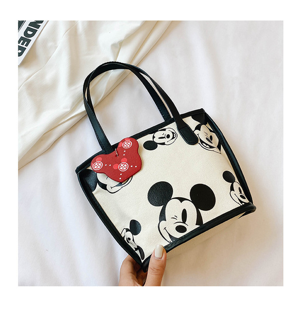 Nowa torba damska na ramię Disney Mickey z nadrukiem myszy - duża pojemność, plecak Kawaii dla dziewczyn - Wianko - 19