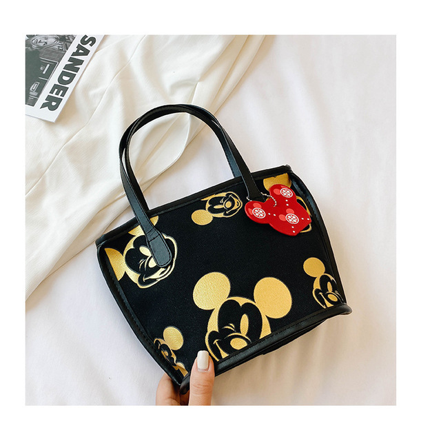 Nowa torba damska na ramię Disney Mickey z nadrukiem myszy - duża pojemność, plecak Kawaii dla dziewczyn - Wianko - 24