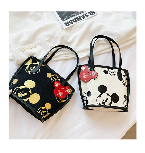 Nowa torba damska na ramię Disney Mickey z nadrukiem myszy - duża pojemność, plecak Kawaii dla dziewczyn - Wianko - 23