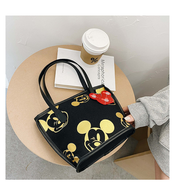 Nowa torba damska na ramię Disney Mickey z nadrukiem myszy - duża pojemność, plecak Kawaii dla dziewczyn - Wianko - 12