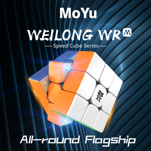 MoYu Weilong WRM 2021 - Magnetyczna Magiczna Kostka Prędkości 3x3 - Profesjonalna i Antystresowa Zabawka Puzzle - Prezent dla Dzieci - Wianko - 1