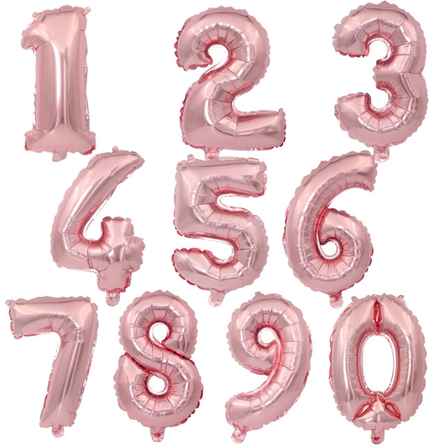 Różowe złoto motyw konfetti do balonów, lateksowe balony serce i gwiazdki - dekoracje na imprezy, śluby i urodziny - balon 4D z diamentowym efektem - Wianko - 4