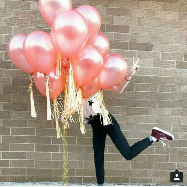 Różowe złoto motyw konfetti do balonów, lateksowe balony serce i gwiazdki - dekoracje na imprezy, śluby i urodziny - balon 4D z diamentowym efektem - Wianko - 3
