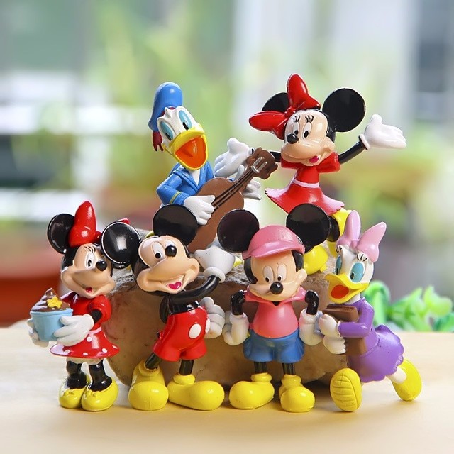 Zestaw 6 figurek Minnie, Mickey Mouse, Donald Duck, Daisy Duck, Goofy i Pluto - modele zwierząt o wysokości 6-14 cm - Wianko - 6