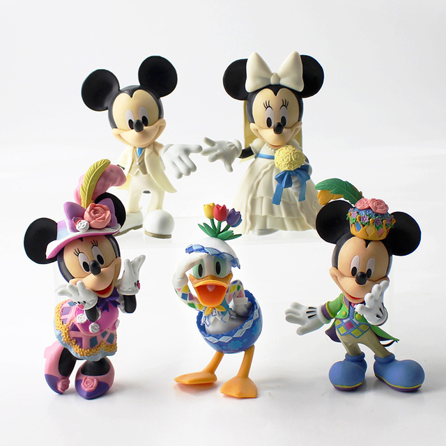 Zestaw 6 figurek Minnie, Mickey Mouse, Donald Duck, Daisy Duck, Goofy i Pluto - modele zwierząt o wysokości 6-14 cm - Wianko - 11