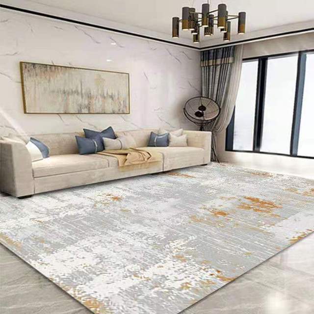Nowoczesny dywanik do salonu, skandynawski styl, abstrakcyjny wzór, dekoracja sypialni, duży rozmiar, futrzany dywan - Wianko - 20