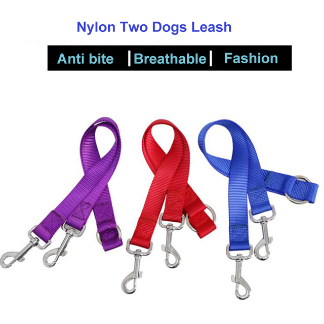 Podwójny łącznik smyczy dla psa 2w1 V-kształt mocny nylon - Wianko - 5