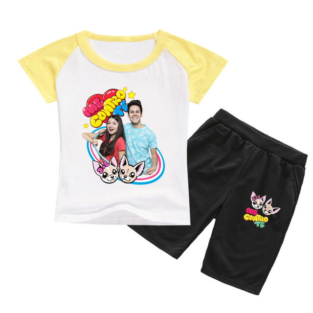 Nowy zestaw ubrań Cartoon Me Contro Te dla chłopców i dziewczynek: T-shirt + spodenki ze stylowej, letniej kolekcji 2021 - Wianko - 13