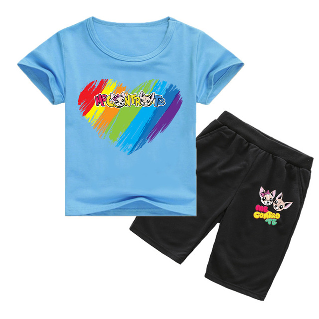 Nowy zestaw ubrań Cartoon Me Contro Te dla chłopców i dziewczynek: T-shirt + spodenki ze stylowej, letniej kolekcji 2021 - Wianko - 7
