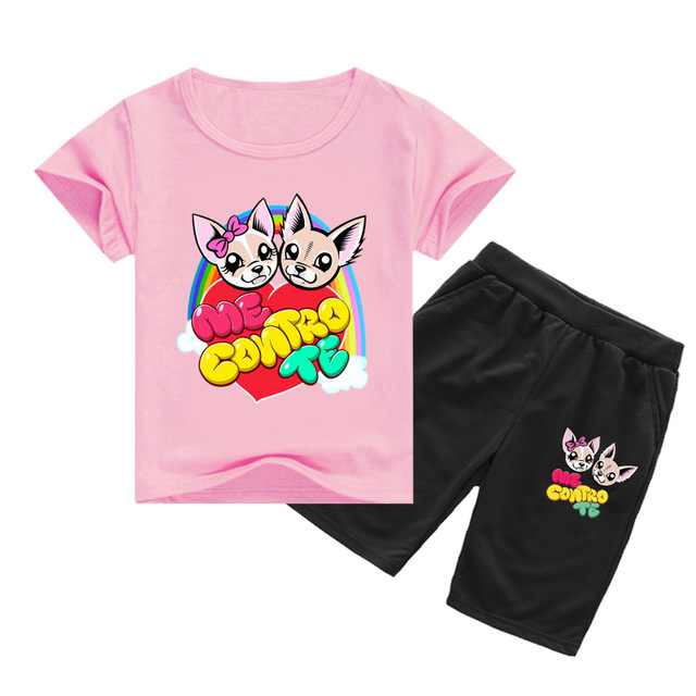 Nowy zestaw ubrań Cartoon Me Contro Te dla chłopców i dziewczynek: T-shirt + spodenki ze stylowej, letniej kolekcji 2021 - Wianko - 3