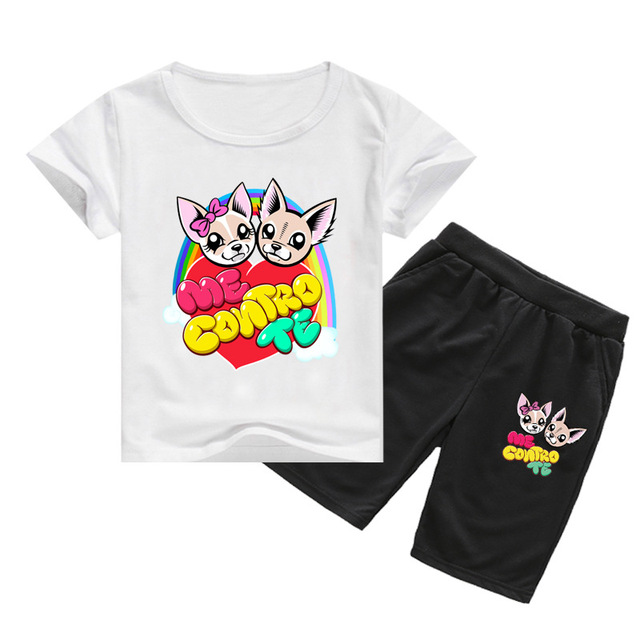 Nowy zestaw ubrań Cartoon Me Contro Te dla chłopców i dziewczynek: T-shirt + spodenki ze stylowej, letniej kolekcji 2021 - Wianko - 4