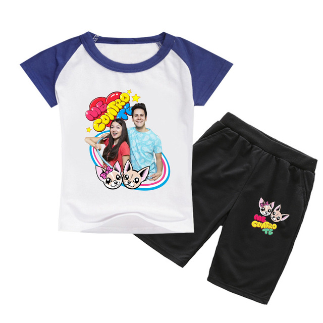 Nowy zestaw ubrań Cartoon Me Contro Te dla chłopców i dziewczynek: T-shirt + spodenki ze stylowej, letniej kolekcji 2021 - Wianko - 12