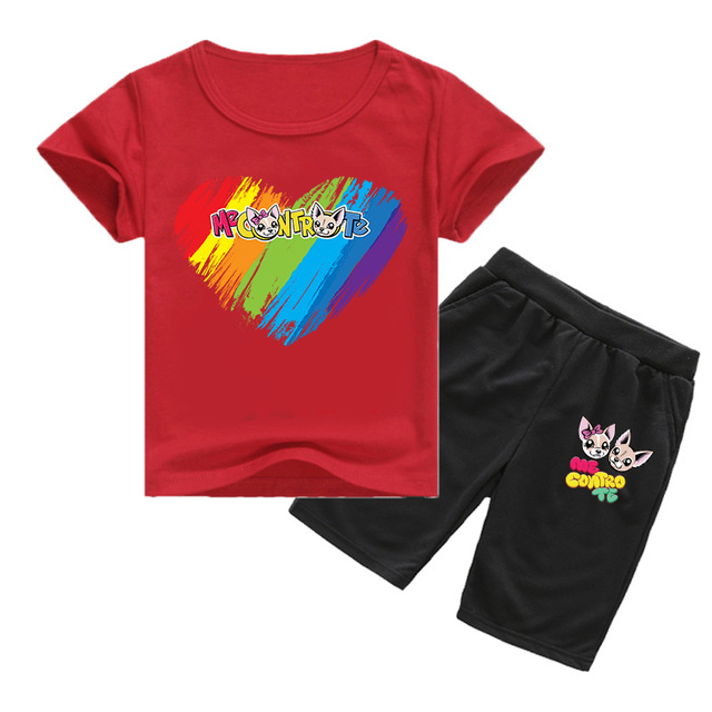 Nowy zestaw ubrań Cartoon Me Contro Te dla chłopców i dziewczynek: T-shirt + spodenki ze stylowej, letniej kolekcji 2021 - Wianko - 6