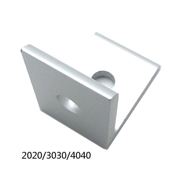 Złącze kątownik narożny do profilu aluminiowego 2020/3030/4040/3060/4080 - Sliver/Czarne - Wianko - 3