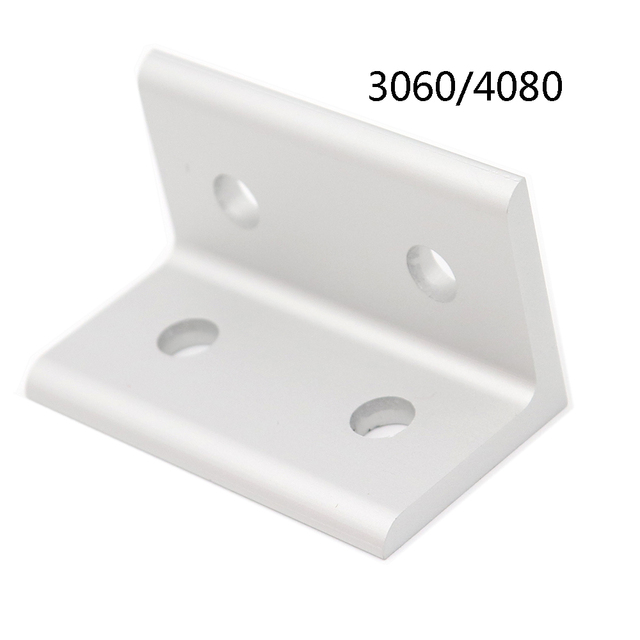 Złącze kątownik narożny do profilu aluminiowego 2020/3030/4040/3060/4080 - Sliver/Czarne - Wianko - 6