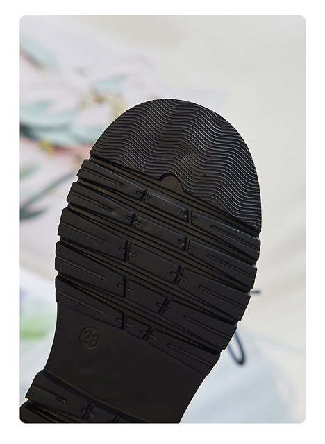 Dziecięce rzymskie sandały skórzane dla dziewczynek z siatkowym cholewami - oddychające i wygodne - Wianko - 7