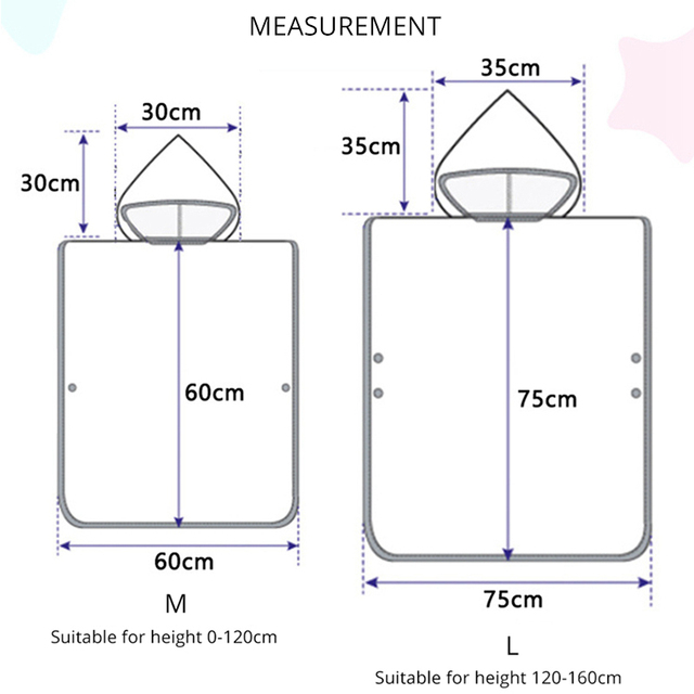 Ręcznik kąpielowy dla dzieci z kapturem - miękkie ręczniki plażowe jednorożec rekin maluch Surf basen Coverup Poncho - Wianko - 1