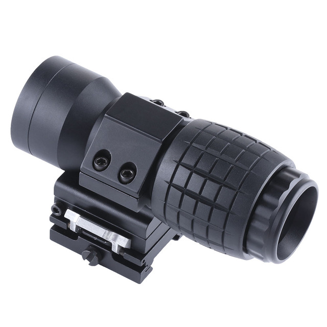 Luneta optyczna zakres 3X na szynę 20mm do karabinu Tactical Airsoft Hunting z klapką - Wianko - 1