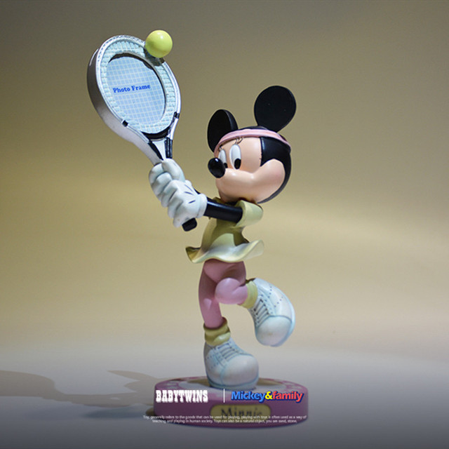 Figurka akcji Disney Mickey Mouse Donald Minnie Goofy - nowe pudełko, wyświetlacz ramka na zdjęcia, kolekcja 15-19cm - Wianko - 4