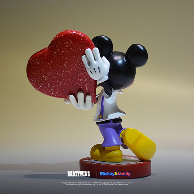 Figurka akcji Disney Mickey Mouse Donald Minnie Goofy - nowe pudełko, wyświetlacz ramka na zdjęcia, kolekcja 15-19cm - Wianko - 9