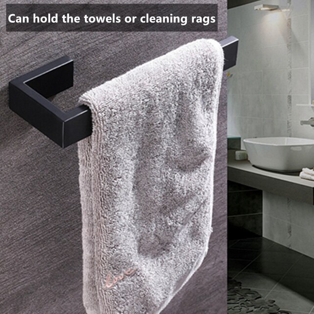 Naścienny uchwyt na ręczniki bezdotykowy z stali nierdzewnej do łazienki i kuchni - Wianko - 8