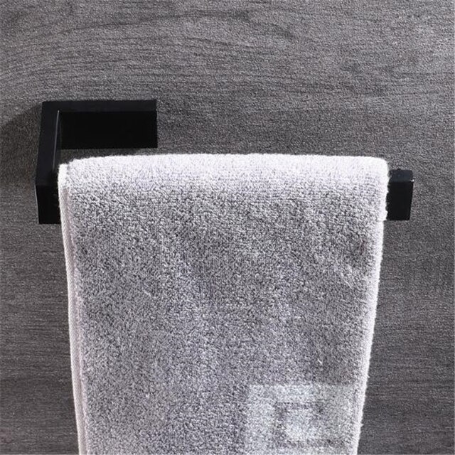Naścienny uchwyt na ręczniki bezdotykowy z stali nierdzewnej do łazienki i kuchni - Wianko - 3