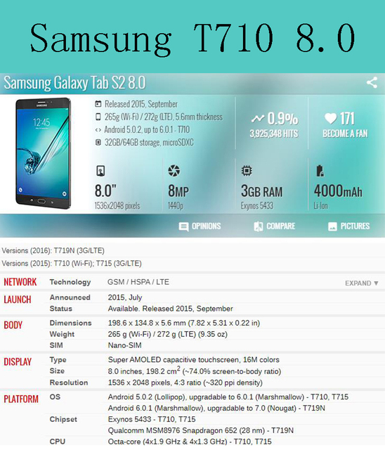 Etui Obudowa do Samsung Galaxy Tab S2 8.0 T710 T715 T713 T719 SM-T710 SM-T715 SM-T713 8 - Sprawa z Inteligentnym Budzeniem po Przejściu w Stan Czuwania - Wianko - 1